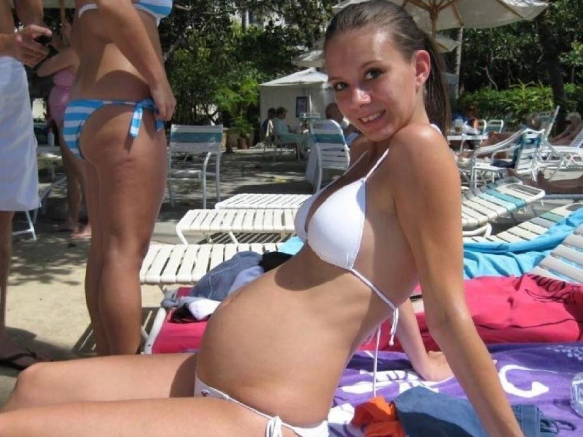 妊娠中の妊婦の裸・マタニティーヌード画像 11