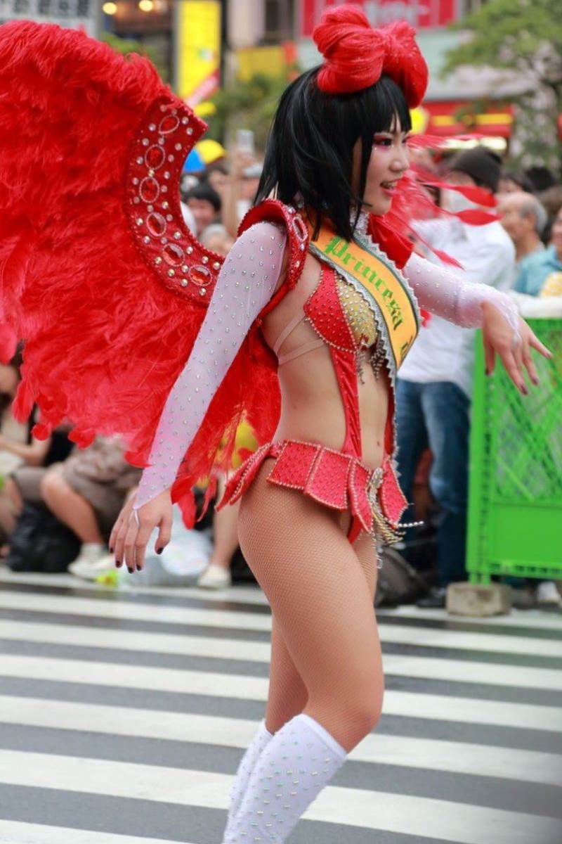Happening com. Японский карнавал Асакуса. Japan Samba.