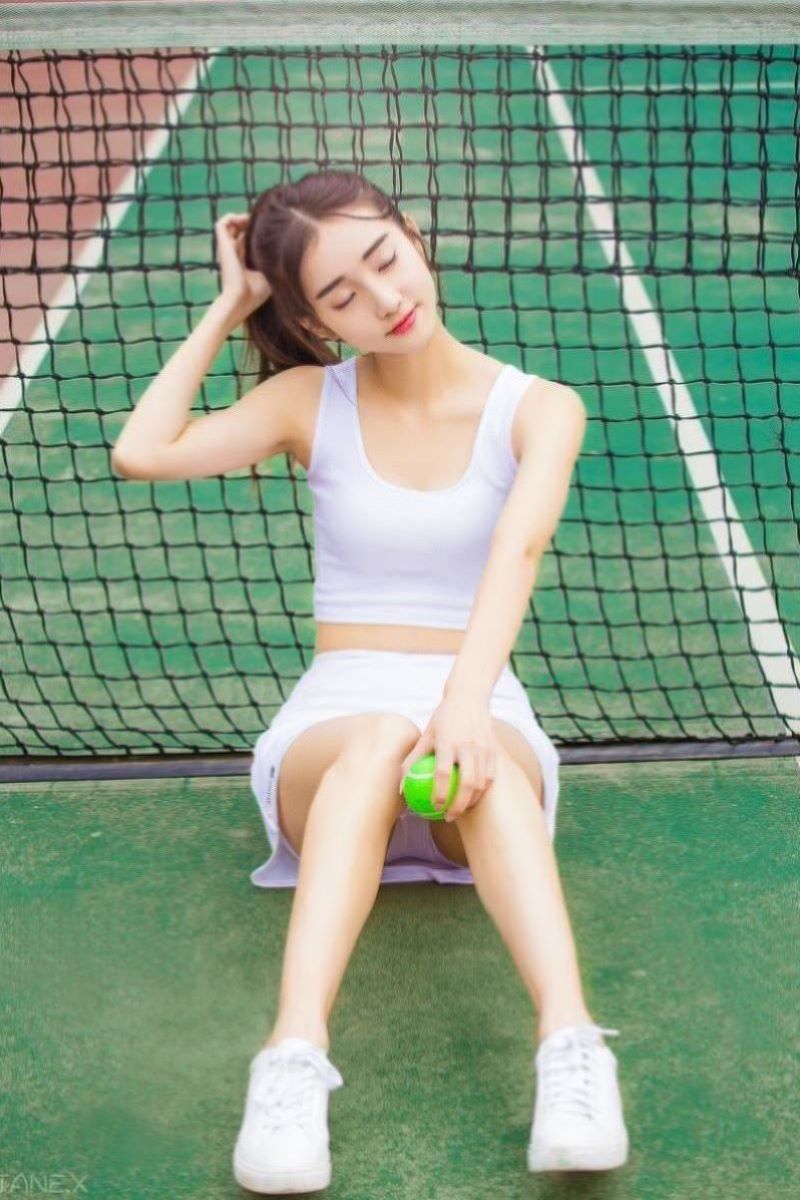 テニス女子 パンチラ エロ画像 4
