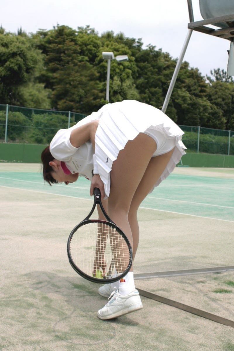 テニス女子 パンチラ エロ画像 23