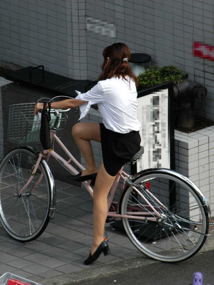 自転車OL画像 80