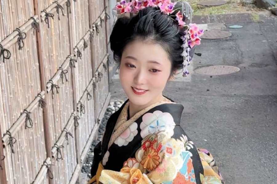 賀川かのこ 京都の花街で人気の舞妓さんAVデビュー画像